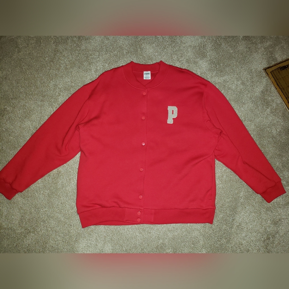 🌟VARSITY JACKET🌟 - BNWOT🌟 $80 Retail ❣PINK - Victoria's Secret Varsity Jacket